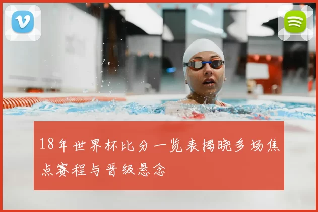 18年世界杯比分一览表揭晓多场焦点赛程与晋级悬念