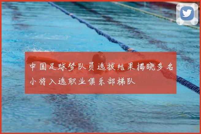 中国足球梦队员选拔结果揭晓多名小将入选职业俱乐部梯队